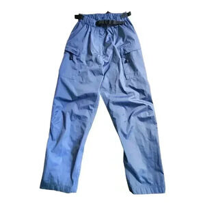 Women’s Outdoor Utility Pants M Blue Cargo Waterproof Adjustable Hike